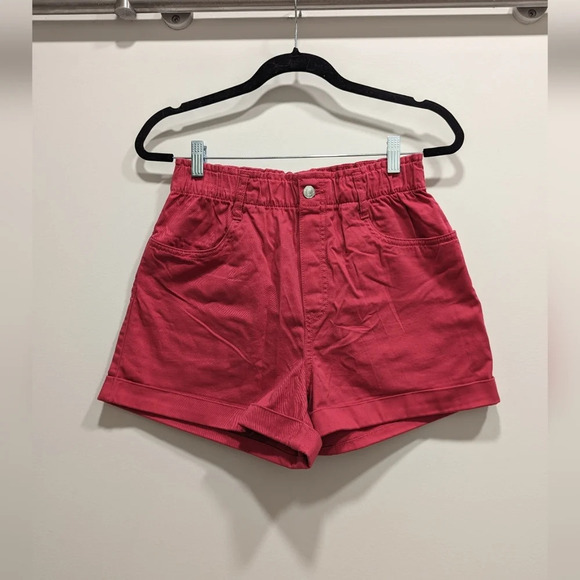 H&M Pants - Hot Pink A-line High Waist Shorts Size Small